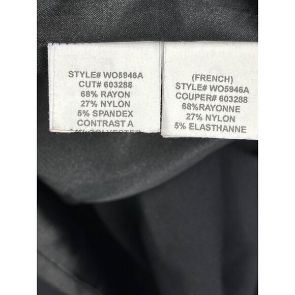 Anthropologie Eva Franco Asymmetrical Striped Tweed Pleated Chiffon Skirt 10 - Picture 4 of 7